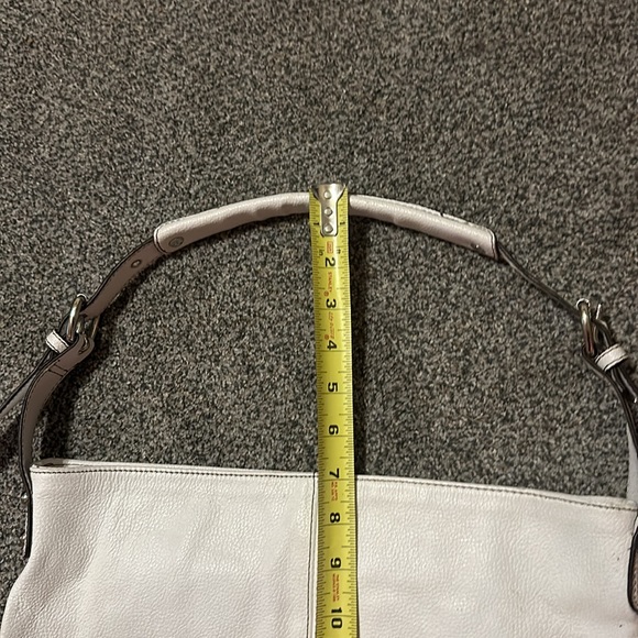 White Leather hobo bag - Picture 13 of 16